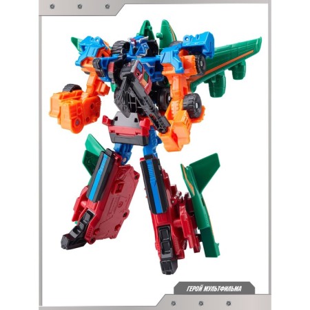 Tobot mini transformer toy "Detectives of the Galaxy. King Quatran "-7