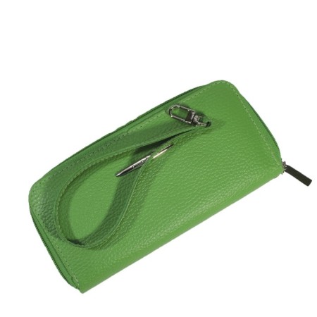 Women's wallet, lightning, color green fleet