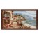 Tapestry "Restaurant on the Embankment" 66x38 cm frame mix