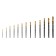 Set of metal drill Denzel 72318, HSS-Tin, Golden Tip, 13 pcs, 1.5-6.5 mm