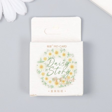 Stickers for the creativity of "chamomile" set of 46 pcs 4.4x4.4x1.1 cm-3