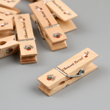 Decor for creativity Tree "clothespin - bright Easter!" set 10 pcs-2
