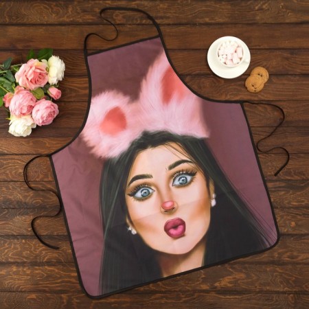 Apron Ethel Love Life "Fluffy" 70x80cm, 100%PE