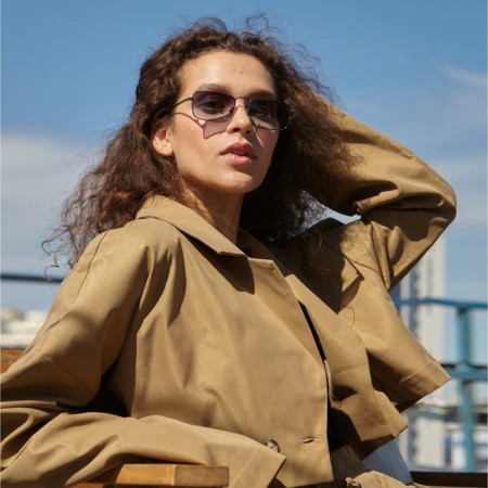 Women's jacket Minaku: Casual Collection Beige color, pr 42-8