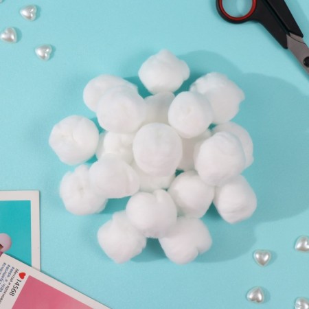 Balls cotton white 50 pcs