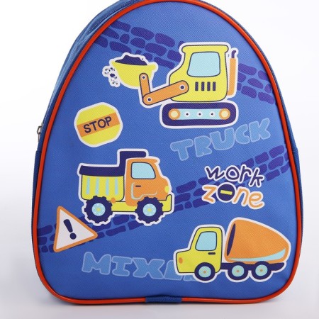 Baby backpack for the boy "Machines", district. 23x20.5 cm-3