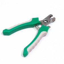 Small side claws with non -stringed handles, a hole of 9 mm, green with gray