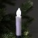 LED candles on clothespins 10 cm, 10 pieces, AAX1 batteries (not in the kit), remote control, glow white