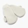 Women's mittens, white color, size 20-22