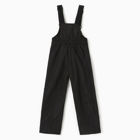 Semi -combines insulated for girls, black color, height 116 cm-5