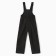 Semi -combines insulated for girls, black color, height 116 cm