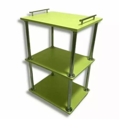Cosmetological trolley, size 65 × 45 × 35 cm, green color