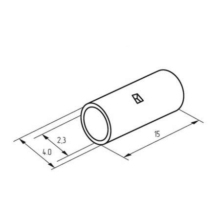 L-15mm connective guilase, 1.5-2.5mm² (GML (DIN) 2.5) rexant-1