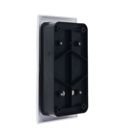 Block "Kuntsevo" Selena 8200, 1 key, hidden, with a socket, white-1