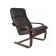 Saima chair, 690x840x920, eco -leather, chocolate/frame cherry