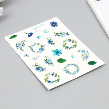 Tattoo on the body color "Flower Wreaths" MIX 24x14.5 cm-3