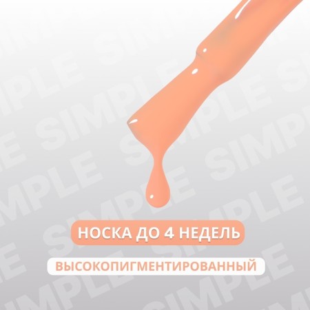 Simple nail polish gel, 3 phase, 10 ml, led/uv, color (176)-1