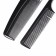 Combination of combs, 2 items, black color