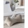 Pillow-pedestal, size 38x15x15 cm, with artificial swan powder