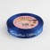 A satin ribbon “Happy New Year!”, 15 mm, 23 ± 1 m, blue color/white No. 122