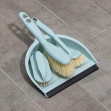 Dulyan cleaning set, 4 items: scoop, 3 brushes, 30 × 21 × 12 cm, color mix