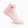 Women's socks shortened "flamingos", light pink color, size 23-25
