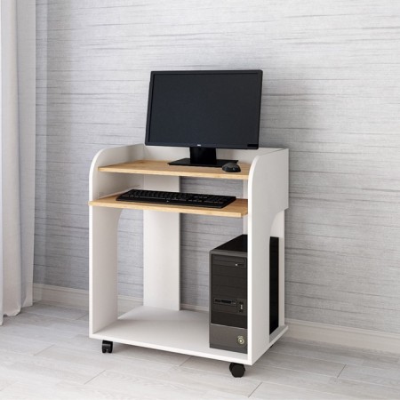 Greta-10, 700 x 450 x 820, white/oak craft golden-2