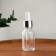 A bottle for storage, with a pipette, 15 ml, silver/white color
