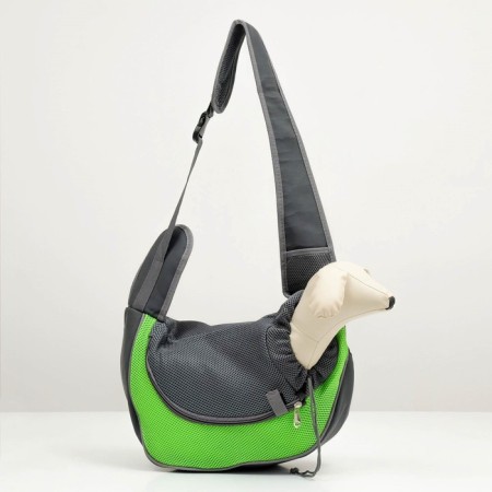 Cracking bag "sling" for animals, 42 x 25 cm, green-4