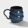 Ceramic "shell" mug, 320 ml, blue color