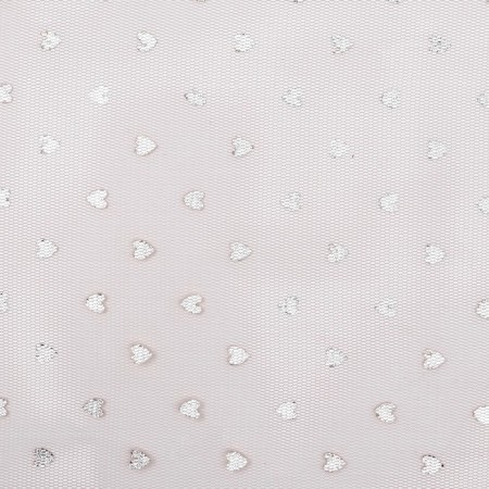 Floristic "golden hearts", 50cm*4.5m, pink-3
