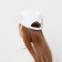 Women's cap Minaku with a gold contour white color, rr 56-58