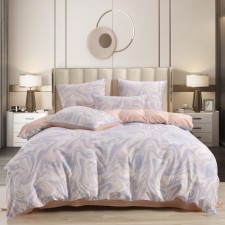 Bed linen duet Sofi de Marko “Laurein”, size 230x250 cm, 160x220 cm - 2 pcs, 50x70 cm - 2 pcs, 70x70 cm - 2 pcs, color lilac color