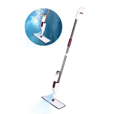 Pioneer MS014 mop for washing the floor, with a spray, 400 ml, 120 cm, white-Brusnicular color