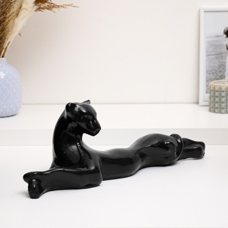 Figure "Panther No. 1" Big Black glossy 10x39x15cm