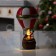 LED figure "Ball with Santa Claus" 8 × 8 × 16 cm, polystone, batteries LR44x2, glow warm white