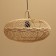 Ceiling Lamp from Rotan "VAY" 1x120W, E27, 40x40x20 cm