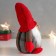 Interior doll "Grandfather Frost in a huge red cap" 22x15x10 cm