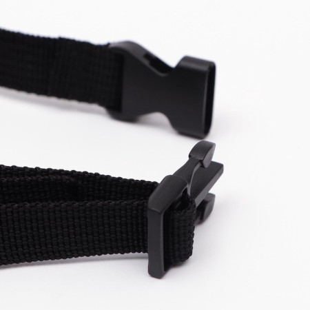 The muzzle is textile, size 4 (length on the nose is 5 cm, muzzle 23 cm), black-5