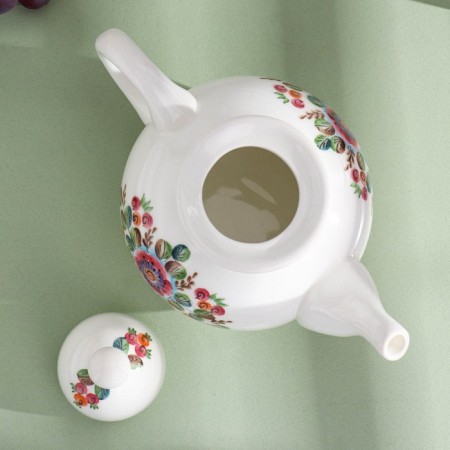 Чайник "Кофейная роза"-4