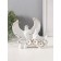 Souvenir ceramics "White pigeons on a flower branch" with gold 3.5x13.5x11 cm