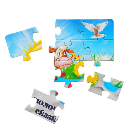 Gift set of children's biochemum with puzzle: shampoo-peen, 250 ml + shampoo-peen, 250 ml-5