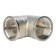 STOUT SFT-0014-000114, 1 1/4 ", internal/internal thread, nickelled brass