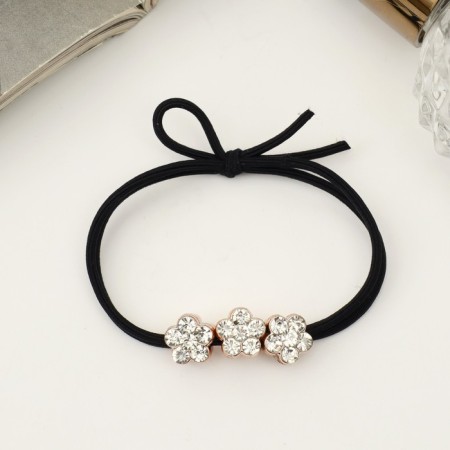 Hair elastic band "Cowie" Flowerers shine, 5 cm-1