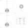 Stype chandelier, 1x40W E27