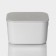 Storage container with lid LADOM "Lightness", 25.7 × 18 × 16 cm, white color