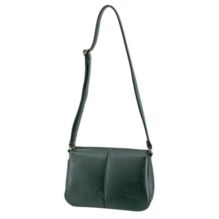 Women's bag B2663-04110, dark green color, artificial leather, 30x10x20 cm-2