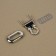 Bag Fraille, 3 × 1.5 cm, silver color