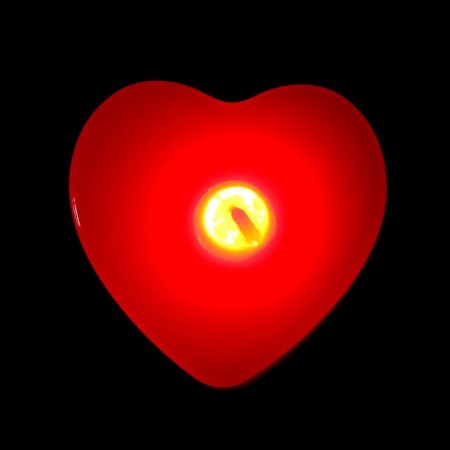 Candle LED "heart"-4