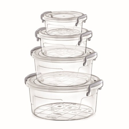 A set of food containers Hobbylife Trend, 4 pcs, color mix